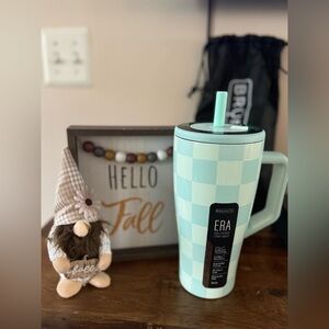 NWT BrüMate Era Checkered SeaFoam 30oz tumbler